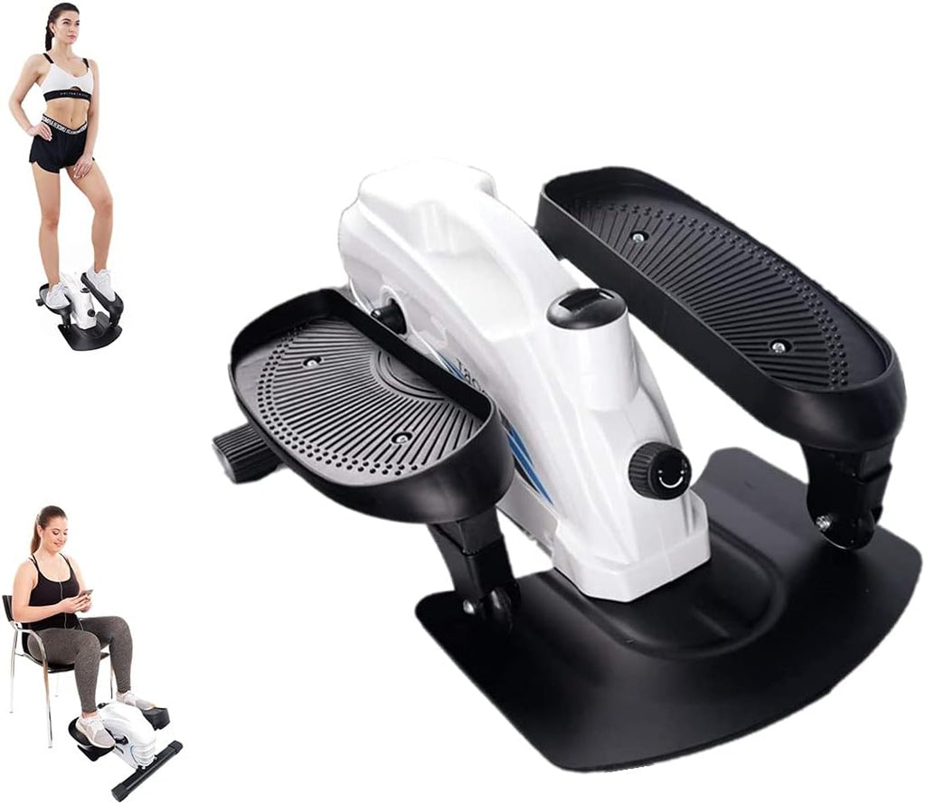Mini Elliptical Machine Under Desk with Display Monitor and Adjustable Resistance H88514