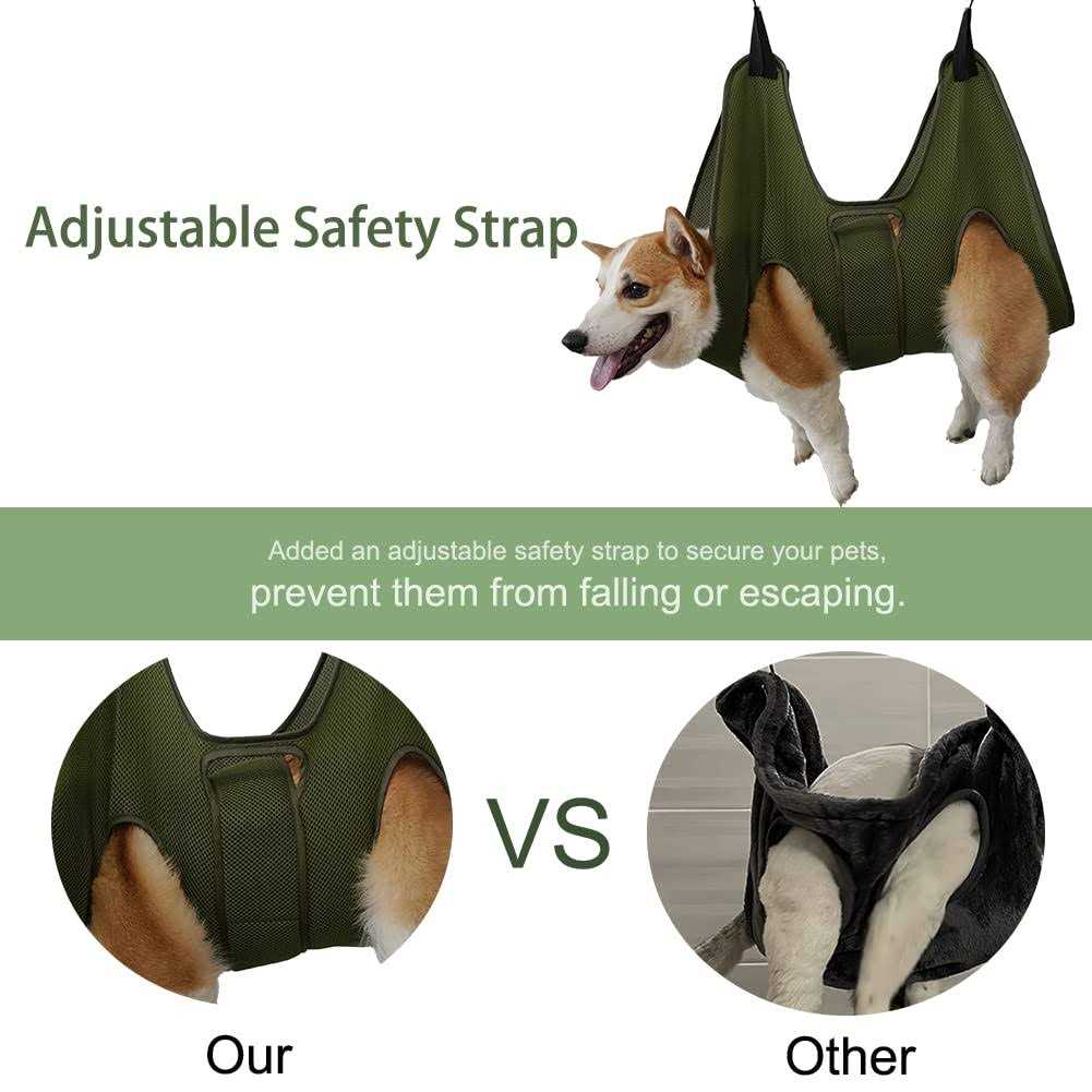Dog Grooming Hammock Harness with Nail Clippers V3053