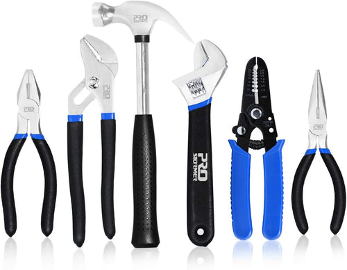 198-Piece General Household Hand Tool Set with Storage Bag T7885