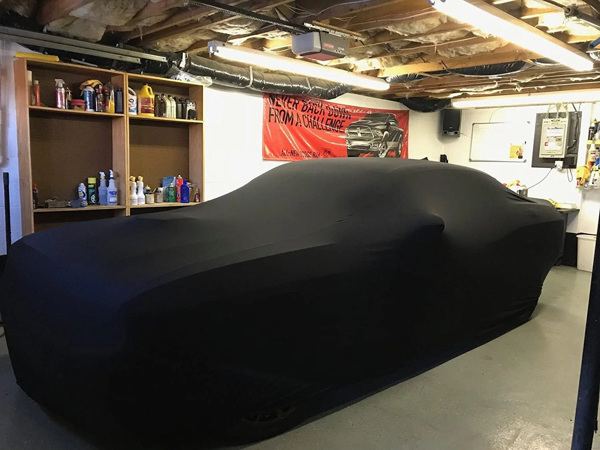 Black Satin Indoor SUV Car Cover with Storage Bag X2079