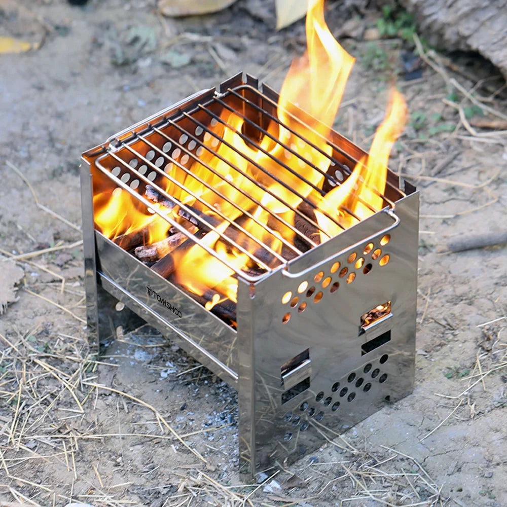 Stainless Steel Adjustable Stove Stand for BBQ Grill A719529
