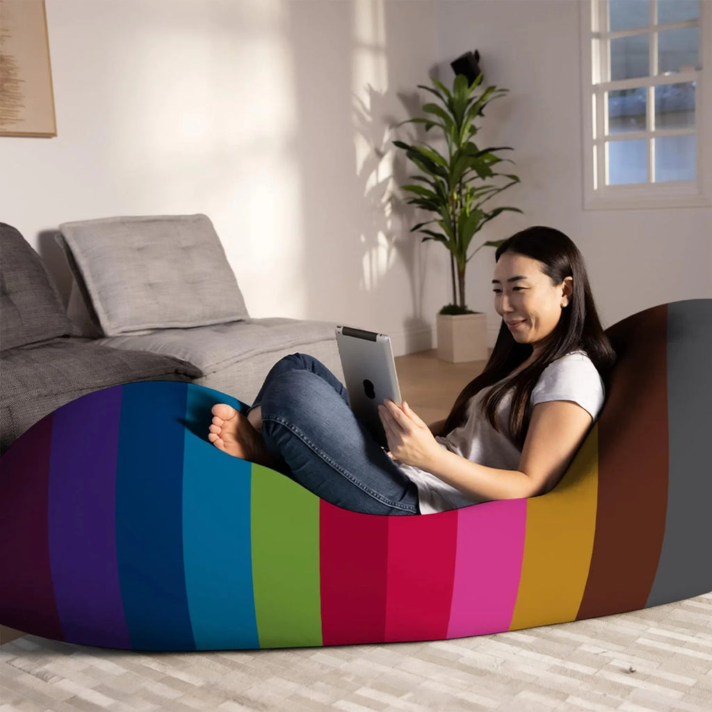 Oversized Plush Bean Bag Chair with Washable Cover G137351