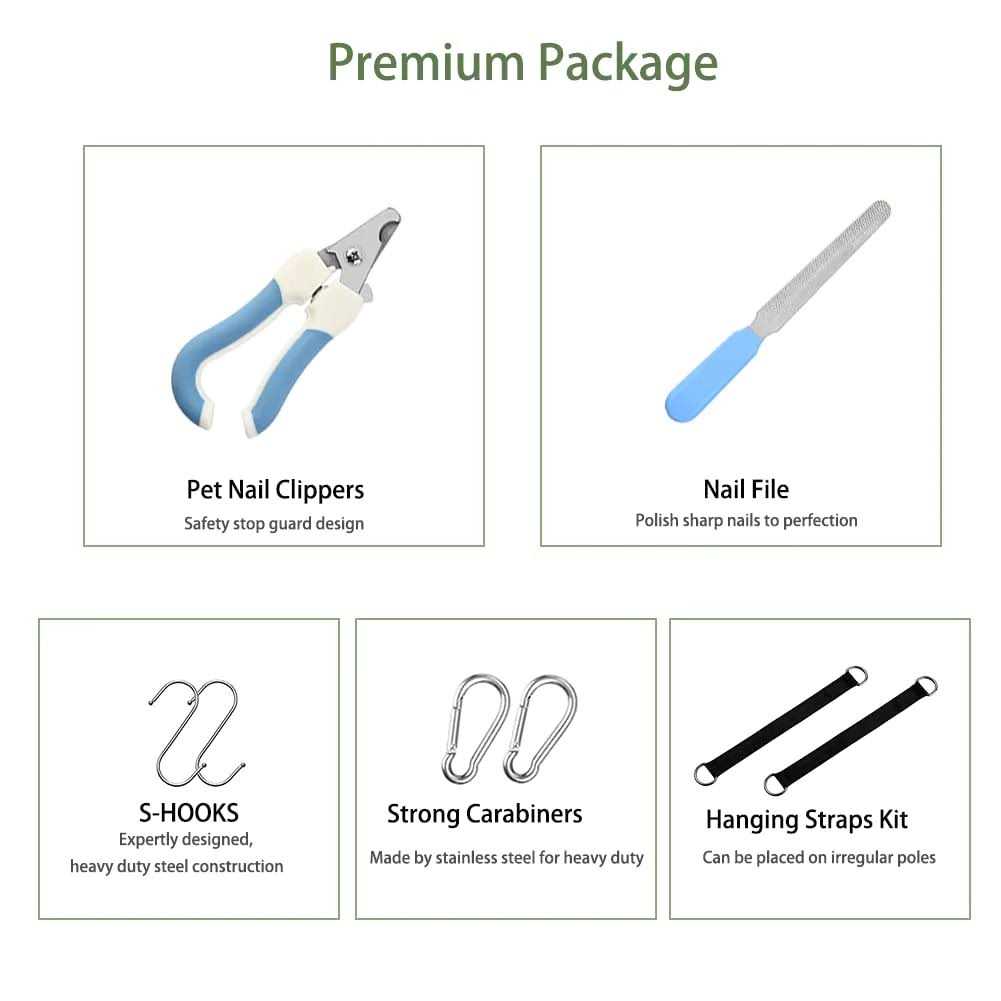 Dog Grooming Hammock Harness with Nail Clippers V3053