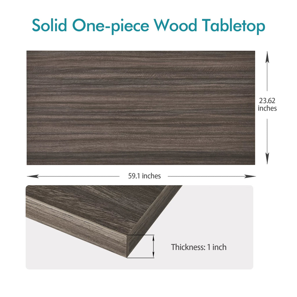 60x24 Walnut Rectangular Table Top O743408