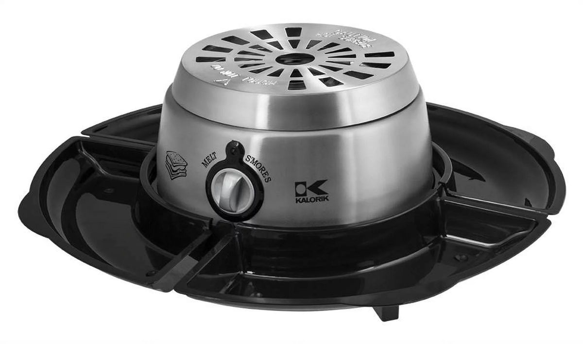 Silver 2-in-1 S'mores Maker with Chocolate Fondue K4588