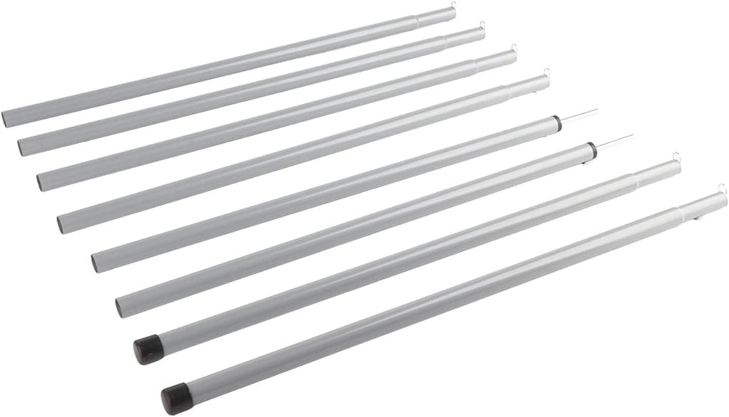 Telescoping Adjustable Iron Tarp Poles D1560