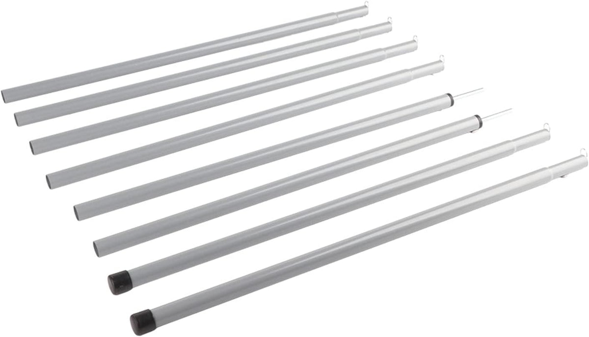 Telescoping Adjustable Iron Tarp Poles D1560