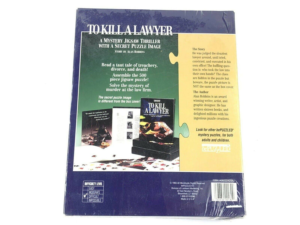 Mystery Jigsaw Thriller with Secret Puzzle Image L877