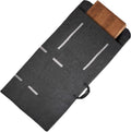 Felt Lined Dining Table Leaf Storage Bag with Handle, Gray D849