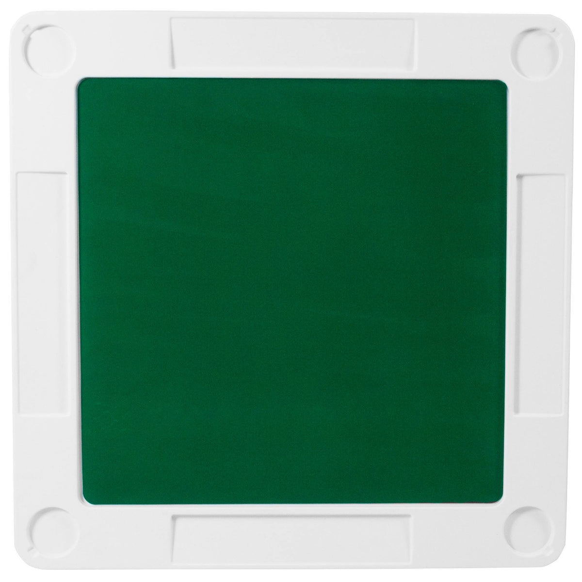 34.5x22 Square 4-Player Folding Card Game Table with Green Felt X6141