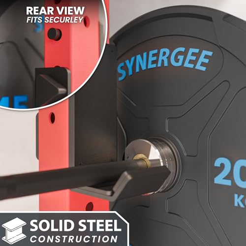 J-Hooks for Power and Squat Racks, 2x2, 2x3 and 3x3, Sold in Pairs J5024