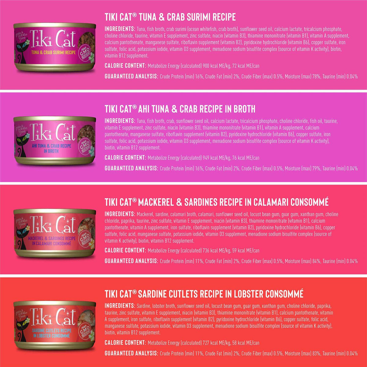 Variety Pack Cat Food F549578