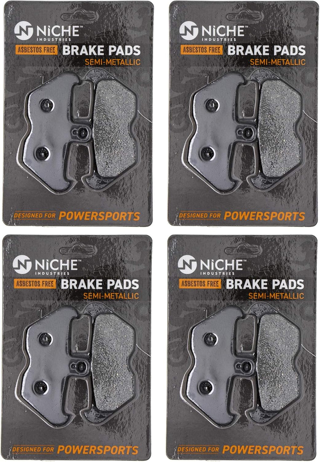 Front Semi-Metallic Brake Pad 4 Pack H739474