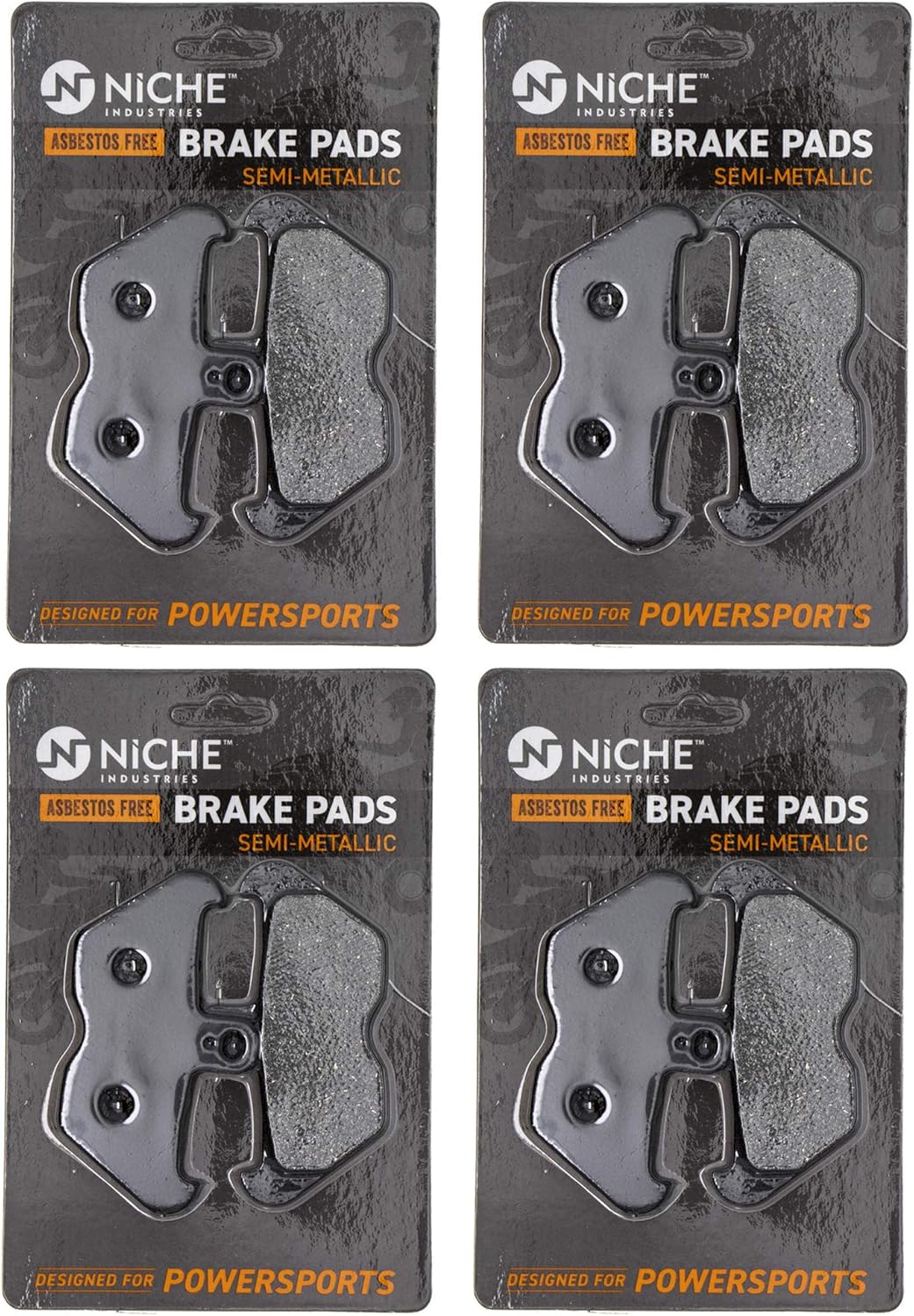 Front Semi-Metallic Brake Pad 4 Pack H739474