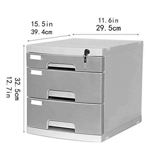 Pink 3 Drawer Lockable Filing Cabinet T8931