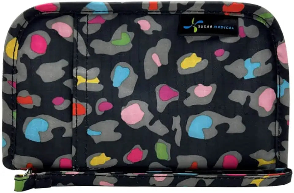 Diabetes Supply Case Travel Bag Glucose Meter Organizer W3598