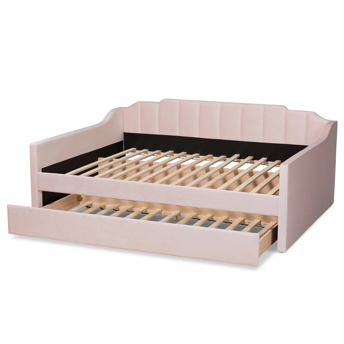 Pink Queen Daybed with Trundle W364