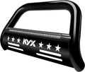 Black Bull Bar with Light Bar for Toyota Tacoma Pickup Truck Q365