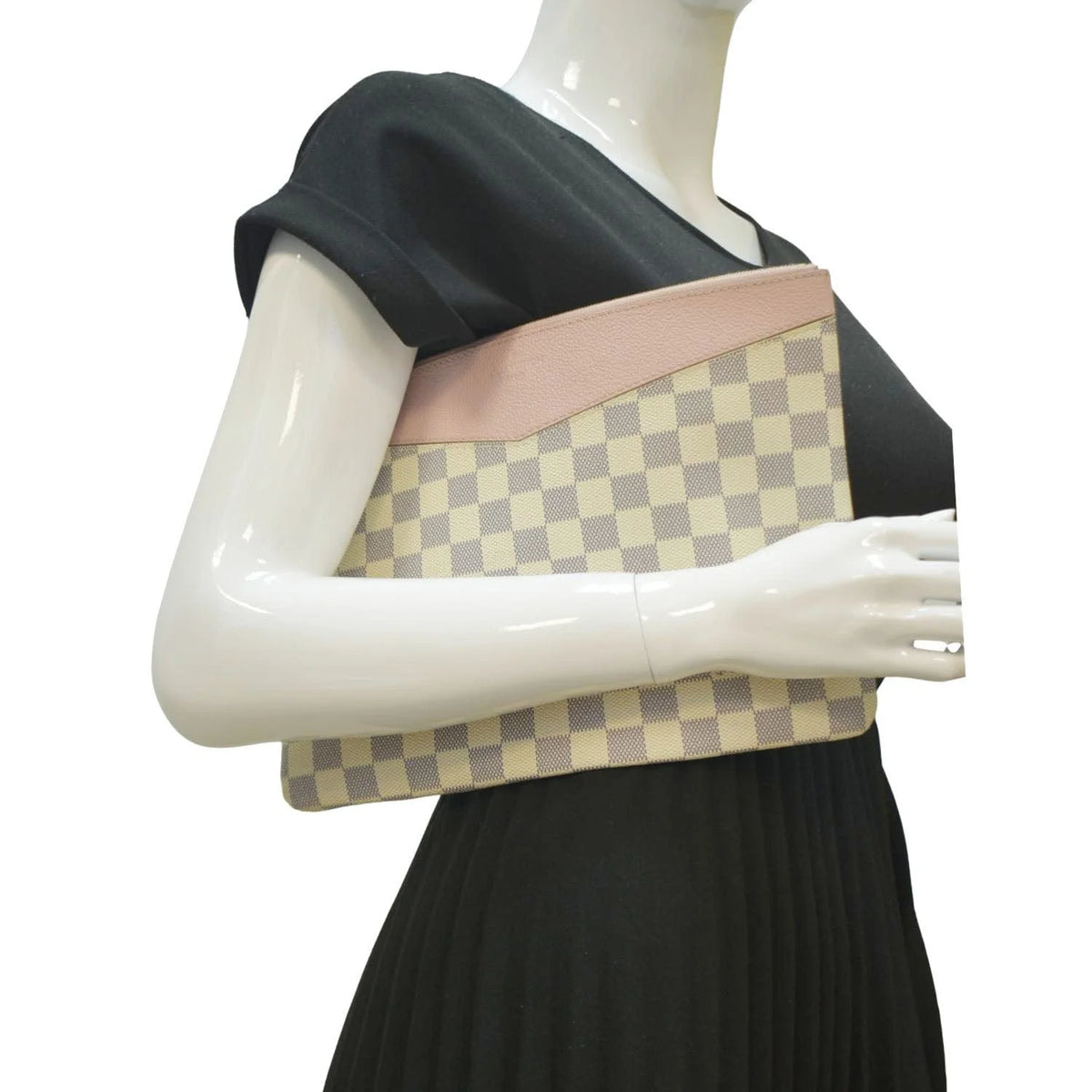 Pre-owned Damier Azur Pouch P612463