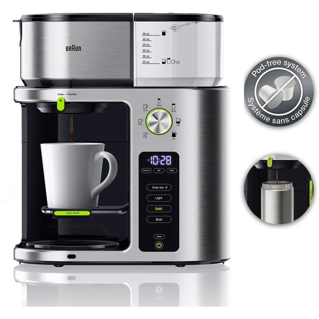 Stainless Steel 10-Cup Drip Coffee Maker X6698