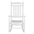 White Porch Rocker O4196