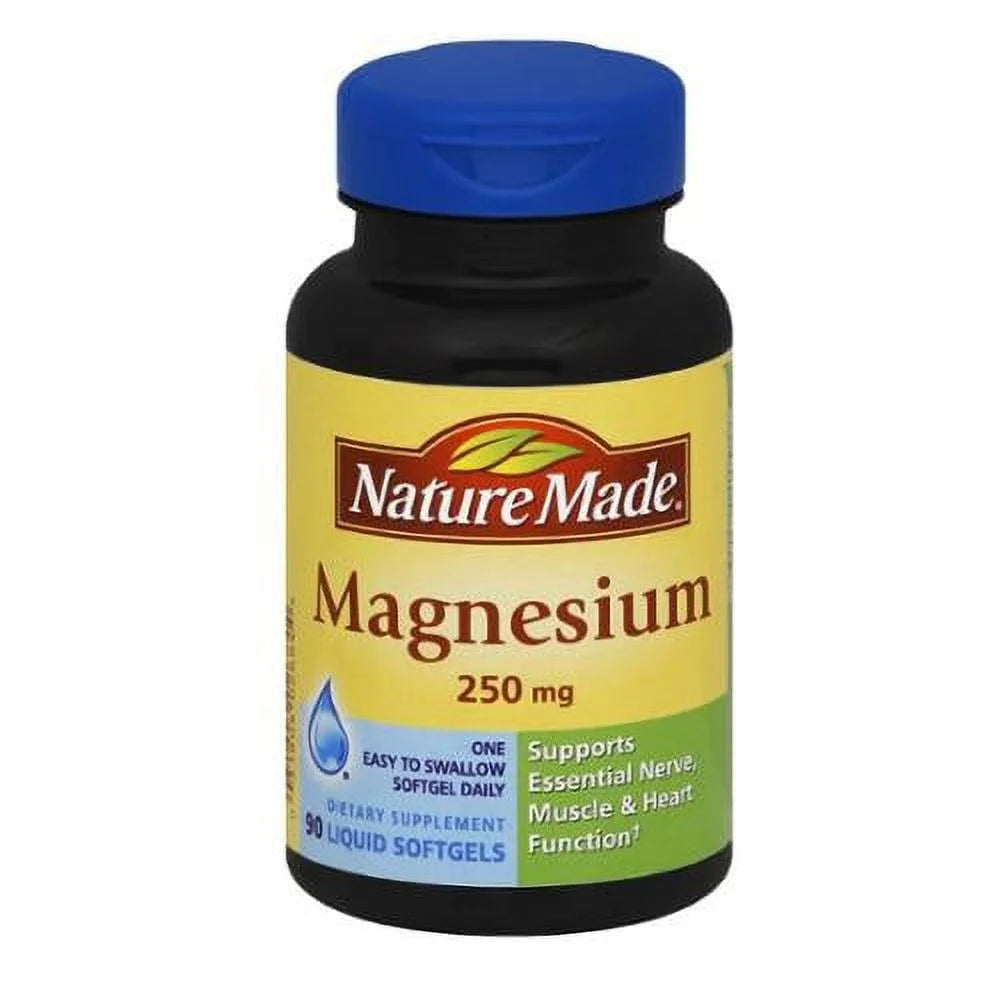 Magnesium 250 mg Liquid Softgels 90 ea Pack of 2 C338