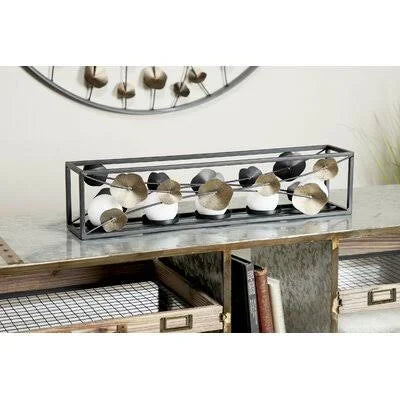 Rectangular Metal Candelabra C3912