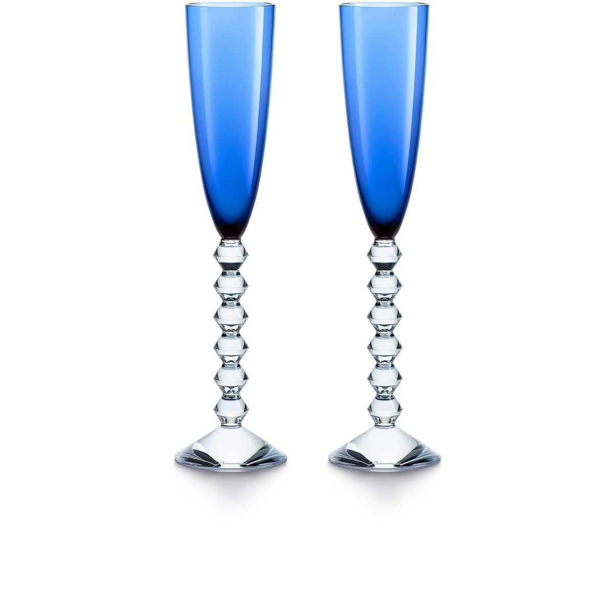 Blue Crystal Flute Set of 2 W193337