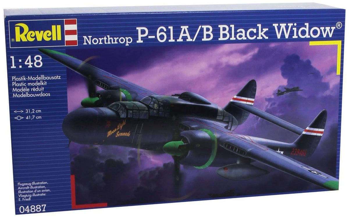 P-61B Black Widow Aircraft Plastic Model Kit H1110