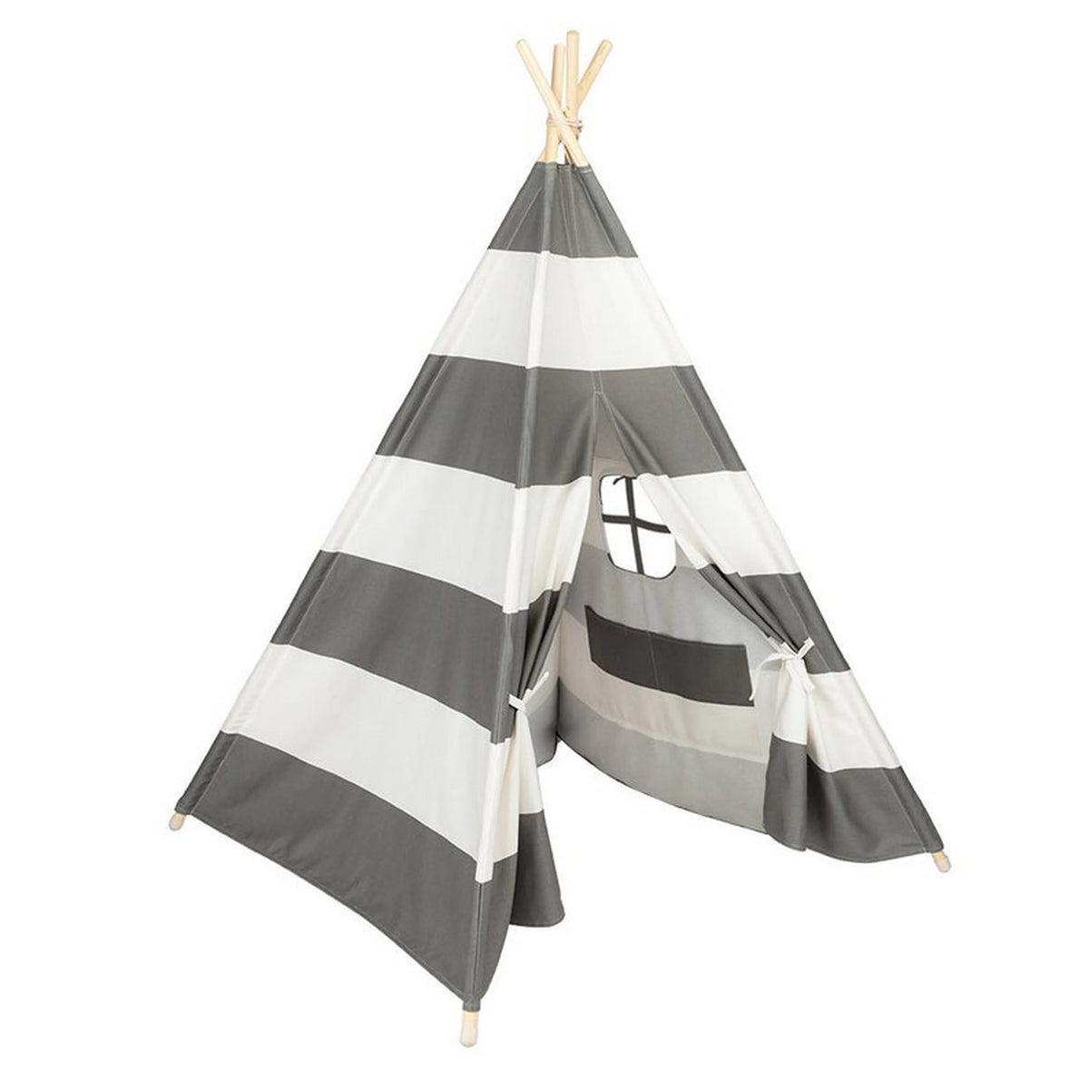 Natural Cotton Canvas Teepee Tent for Kids W413