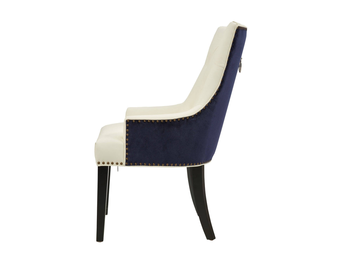 Button Tufted PU Leather Dining Side Chair X2842