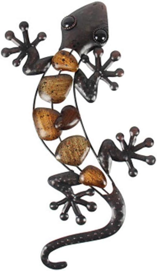 Metal Gecko Wall Statues (2 Pack) D41335