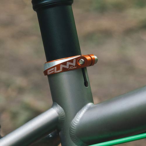 Black 34.9mm Alloy Bicycle Seat Post Clamp C64501