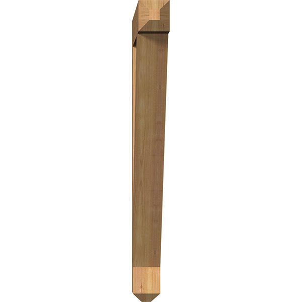 Traditional Craftsman Smooth Bracket, Western Red Cedar P98363