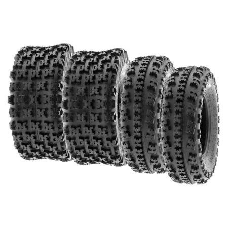 21x7-10 6 PR 2pcs 20x11-9 6 PR 2pcs Black ATV UTV Tires P602
