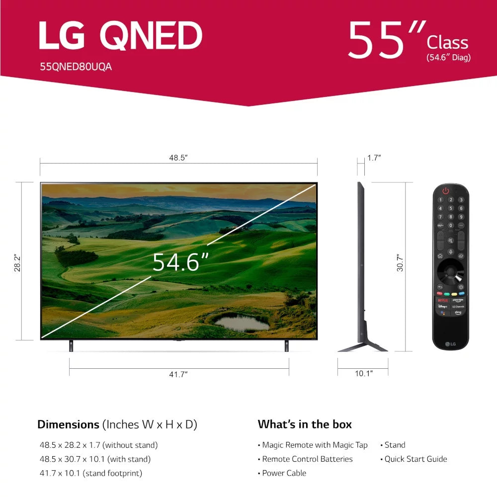 55 Class 4K UHD QNED Smart TV with Dolby Vision G991311