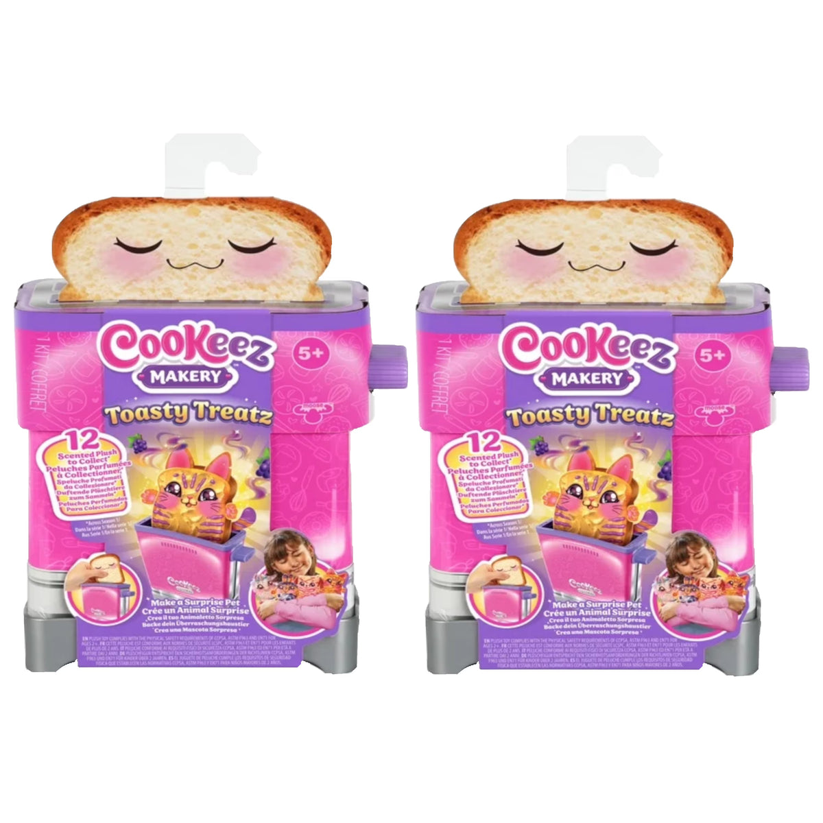 Scented Plush Toaster, 2 pack H674