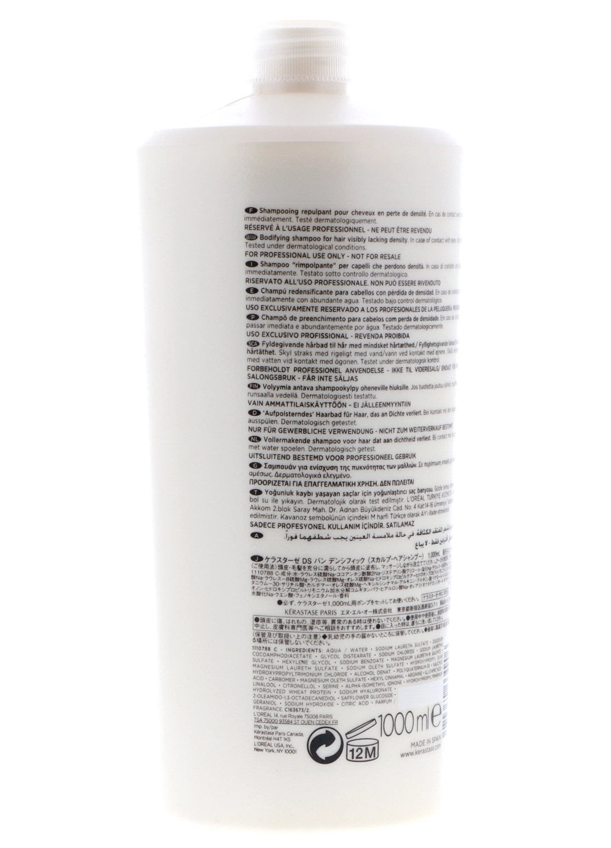 34 oz Densifique Shampoo O825004