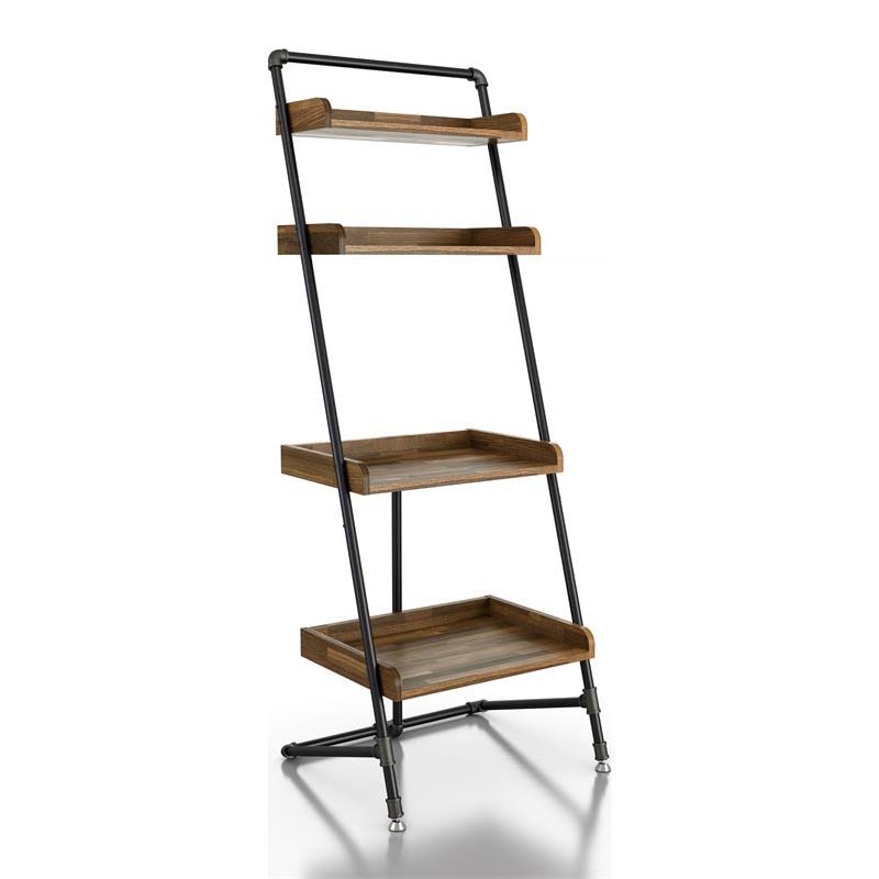 Light Hickory Wood 2-Piece Desk and Bookcase Set N571538