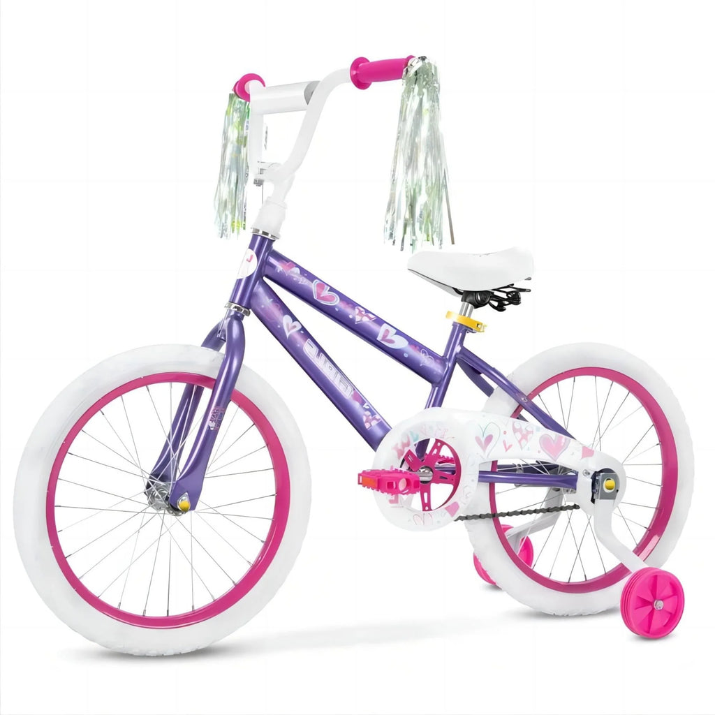 18 in. Kids Bike with Training Wheels Y1754