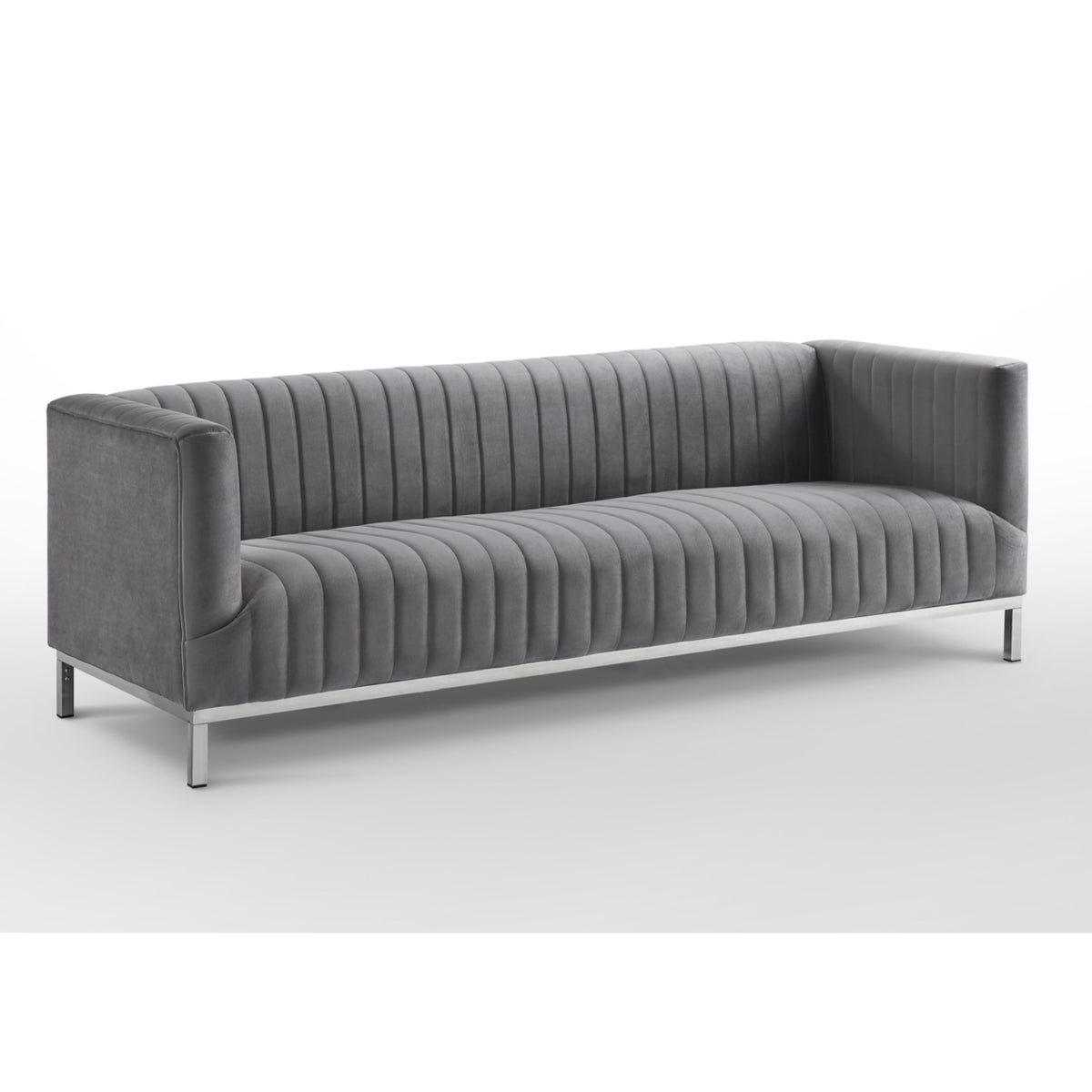 Velvet Tuxedo Sofa Y65912