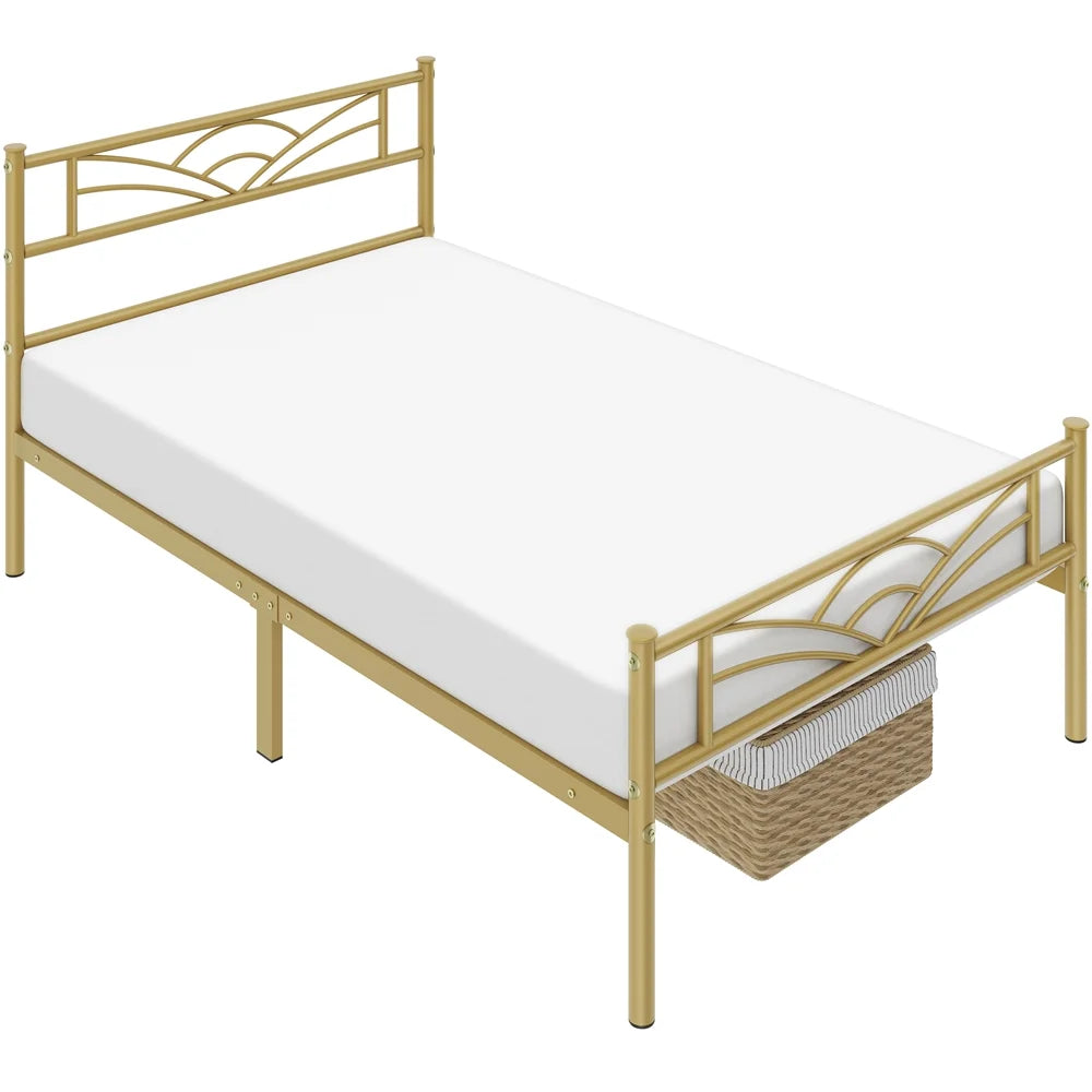 Queen Black Metal Bed B436