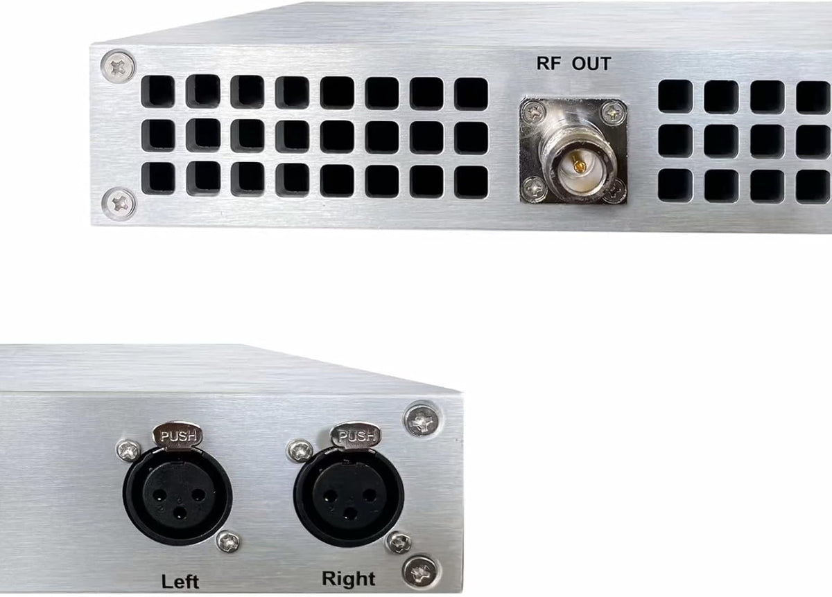 150W Long Range FM Broadcast Transmitter with Antenna Cable Z8271