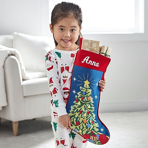 Personalized Needlepoint Christmas Stocking 8"x17" Q609