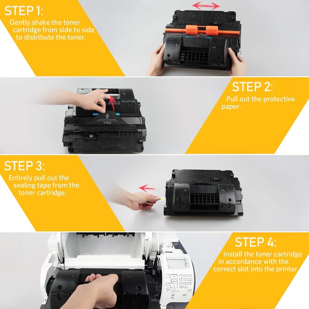 Compatible 90X High Yield Black Toner Cartridge E762873
