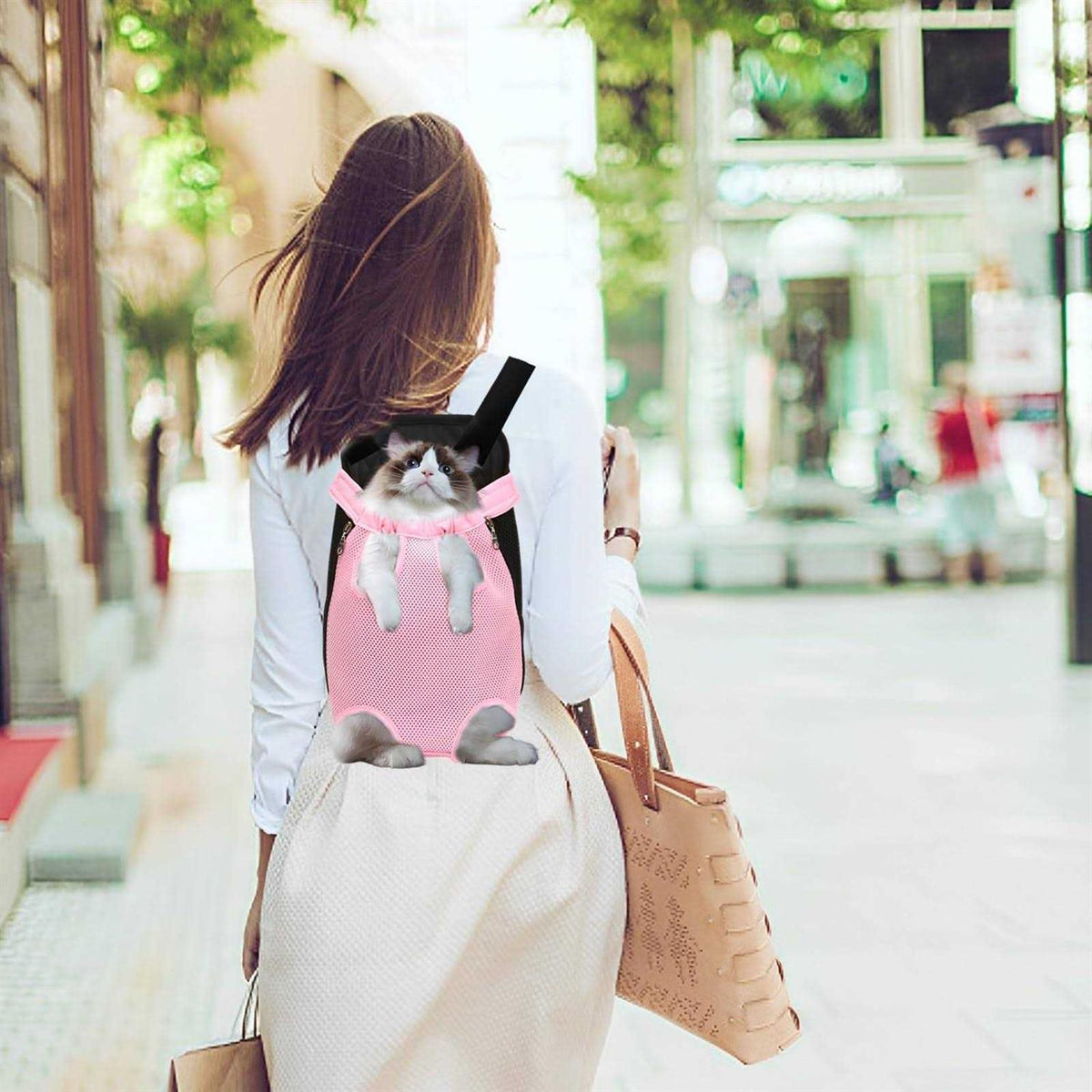 Adjustable Pet Carrier Backpack Q749341