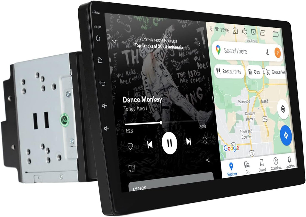 Android 10.0 Car Stereo, CarPlay & Android Auto, Double Din, 10.1 Inch E204316
