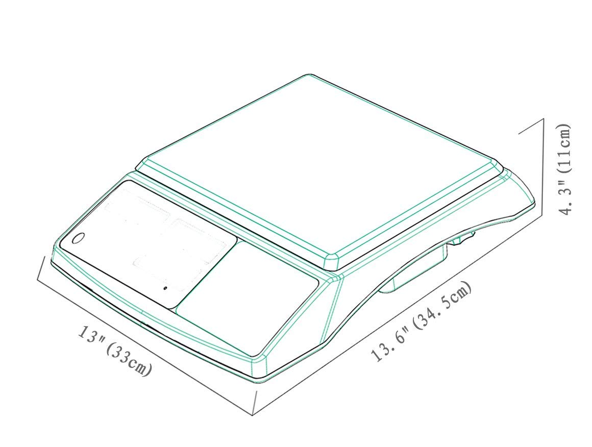 30lb / 60lb Dual Range Price Computing Scale Z76687