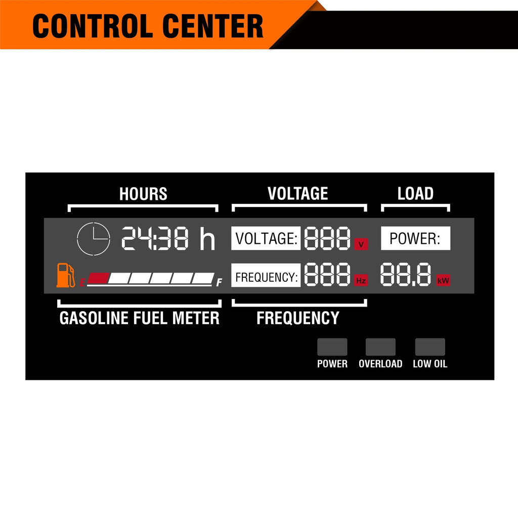 6000W Dual Fuel Portable Inverter Generator with Remote/Electric Start K56957