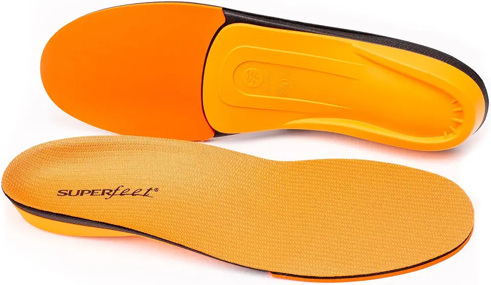Orange Trim-To-Fit Orthotic Arch Support Shoe Inserts X8951